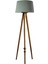 Round Leg Tripod Lambader Abajur Avize Aydınlatma Ahşap Naturel Ağaç Country Dekor Lamba Aplik Masif Doğal 1
