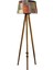 Round Leg Tripod Lambader Abajur Avize Aydınlatma Ahşap Naturel Ağaç Country Dekor Lamba Aplik Masif Doğal 1