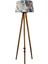 Round Leg Tripod Lambader Abajur Avize Aydınlatma Ahşap Naturel Ağaç Country Dekor Lamba Aplik Masif Doğal 1