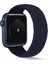 Apple Watch Uyumlu 38MM Knitting Braid Small Kordon Lacivert 2