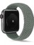 Apple Watch Uyumlu 44MM Knitting Braid Large Kordon Koyu Yeşil 2