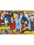 Çellocu Kırmızılı Kadın Soyut Dekoratif Kanvas Tablo TBL1691 35X50 cm 3