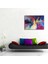 Soyut Renkler Yağlı Boya Reprodüksiyon Dekoratif Kanvas Tablo TBL1720 35X50 cm 2