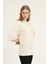 Truvakar Kol Basic Oversize Tişört Bej 1
