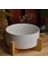 Bambu Standlı 15 cm Porselen Yuvarlak Servis Kasesi 1