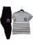 New York Yankees Baskılı Ultra Hafif Ter Önleyici Pamuk Kısa Kollu Outdoor Erkek Eşofman Takımı 1