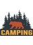 Quart Aksesuar Off Road Camping Adventure Ayı Bear Sticker 10 x 8 cm 1