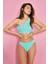 Tek Omuz Bikini Takım 3104 Mint/beyaz 4