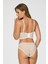 4744 Kadın Bralet Sütyen Külot Takım Ekru 3