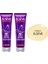 Loreal Paris Elseve Mor Maske 150 ml x 2 + Elseve Tarak 1