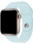 Apple Watch Uyumlu Silikon Spor Kordon 42 - 44 mm M/l Ölçülerinde Alice Mavi 3