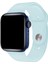 Apple Watch Uyumlu Silikon Spor Kordon 42 - 44 mm M/l Ölçülerinde Alice Mavi 4
