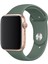 Apple Watch Uyumlu Silikon Spor Kordon 42 - 44 mm M/l Ölçülerinde Çam Yeşil 2