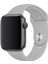 Apple Watch Uyumlu Silikon Spor Kordon 42 - 44 mm M/l Ölçülerinde Gri 1