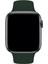 Apple Watch Uyumlu Silikon Spor Kordon 42 - 44 mm M/l Ölçülerinde Koyu Yeşil 5