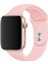 Apple Watch Uyumlu Silikon Spor Kordon 42 - 44 mm M/l Ölçülerinde Kum Pembe 3