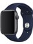 Apple Watch Uyumlu Silikon Spor Kordon 42 - 44 mm M/l Ölçülerinde Lacivert 1