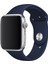 Apple Watch Uyumlu Silikon Spor Kordon 42 - 44 mm M/l Ölçülerinde Lacivert 3