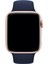 Apple Watch Uyumlu Silikon Spor Kordon 42 - 44 mm M/l Ölçülerinde Lacivert 5