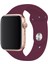 Apple Watch Uyumlu Silikon Spor Kordon 42 - 44 mm M/l Ölçülerinde Mürdüm 1