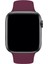 Apple Watch Uyumlu Silikon Spor Kordon 42 - 44 mm M/l Ölçülerinde Mürdüm 4