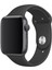 Apple Watch Uyumlu Silikon Spor Kordon 42 - 44 mm M/l Ölçülerinde Siyah 1