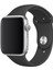 Apple Watch Uyumlu Silikon Spor Kordon 42 - 44 mm M/l Ölçülerinde Siyah 3