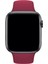 Apple Watch Uyumlu Silikon Spor Kordon 42 - 44 mm M/l Ölçülerinde Vişne 4