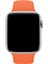 Apple Watch Uyumlu Silikon Spor Kordon 38 - 40 mm S/m Ölçülerinde Turuncu 4
