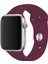 Apple Watch Uyumlu Silikon Spor Kordon 38 - 40 mm S/m Ölçülerinde Mürdüm 2