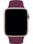 Apple Watch Uyumlu Silikon Spor Kordon 38 - 40 mm S/m Ölçülerinde Mürdüm 5
