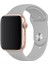 Apple Watch Uyumlu Silikon Spor Kordon 38 - 40 mm S/m Ölçülerinde Gri 3