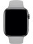 Apple Watch Uyumlu Silikon Spor Kordon 38 - 40 mm S/m Ölçülerinde Gri 4