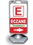 Eczane Reklam ve Yönlendirme Uyari Dubasi A Tabela Gri 1