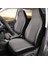 Dacia Sandero Araca Özel Oto Koltuk Kılıfı Pro - Baskısız - Gri ( Yeni Tasarım - Yeni Fit Kalıp ) 2