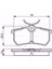 Ford Focus 2.0 16V 1998-2004 Arka Fren Balatası 1605905 2