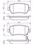Opel Astra G 2.0 Dti 16V 1998-2009 Arka Fren Balatası 2