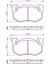 Peugeot 206 Hatchback 2.0 S16 1998-2009 Arka Fren Balatası 2