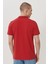 Erkek Kırmızı Slim Fit Polo Yaka T-Shirt 5