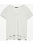 3470 V Yaka Basic T-Shirt-Gri 2