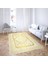 Osmanlı Desen Gold Çerçeveli Dijital Baskı Yıkanabilir Kaymaz Taban Klasik Salon Halısı ve Yolluk 2