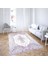 Osmanlı Şal Desenli Dijital Baskı Yıkanabilir Kaymaz Taban Klasik Salon Halı ve Yolluk (Lila) 2