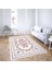 Çiçek Desenli Dijital Baskı Yıkanabilir Kaymaz Taban Vintage Salon Halı ve Yolluk 2