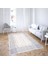 Çizgi Geçişli Dijital Baskı Yıkanabilir Kaymaz Taban Modern Salon Halısı ve Yolluk(Mavi) 2