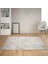 Taş Desenli Dijital Baskı Yıkanabilir Kaymaz Taban Modern Salon Halısı ve Yolluk (Gri) 1