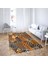 Leopar Desen Dijital Baskı Yıkanabilir Kaymaz Taban Klasik Salon Halısı ve Yolluk (Leopar) 2
