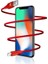Earldom EC-015 Lightning 2.1A Hızlı Şarj ve Data Kablosu Kırmızı Örgü Ipli 2