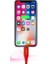 Earldom EC-015 Lightning 2.1A Hızlı Şarj ve Data Kablosu Kırmızı Örgü Ipli 3