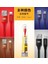 Earldom EC-015 Lightning 2.1A Hızlı Şarj ve Data Kablosu Kırmızı Örgü Ipli 5