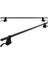 138 cm Oluksuz Ara Atkı Siyah 2'li 1